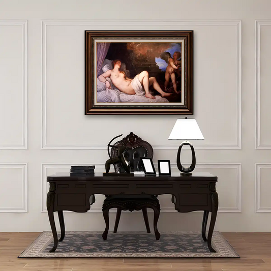 Danae and the Shower of Gold by Titian - Tiziano Vecelli 1544