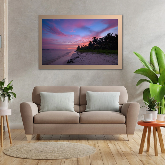 Dramatic View Of Sunset Beach