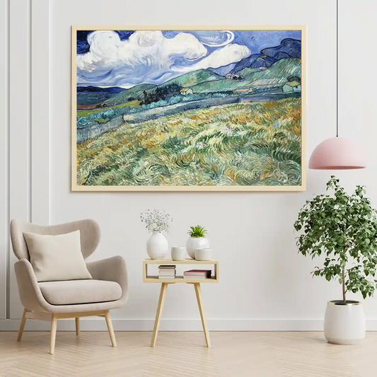 From Saint Remy by Vincent Van Gogh 1889