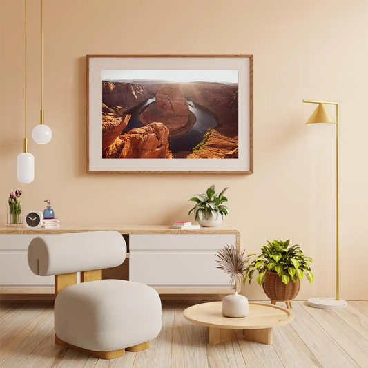 The Grand Canyon Horse Shoe Bend Under the Sun