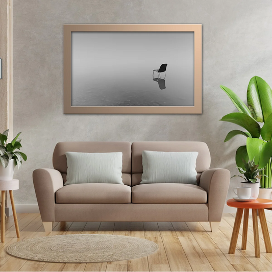 Grayscale Shot Minimalist Chair