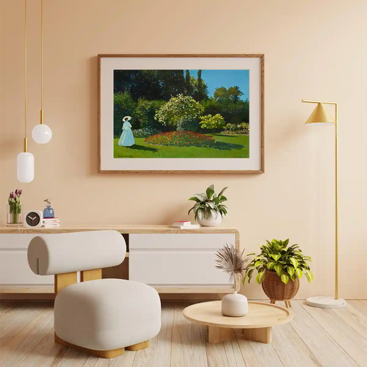 Lady in the Garden by Claude Monet 1867