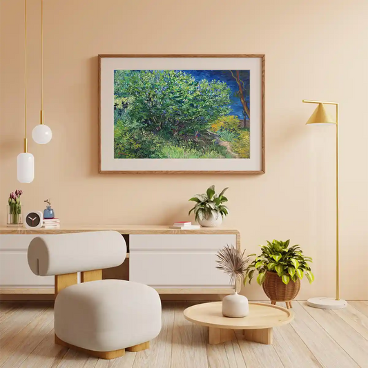 Lila Bush by Vincent Van Gogh 1889