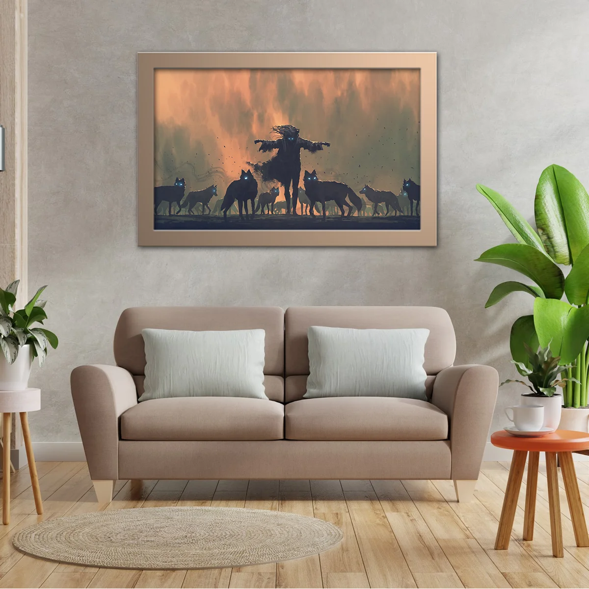 Man And His Demonic Wolves