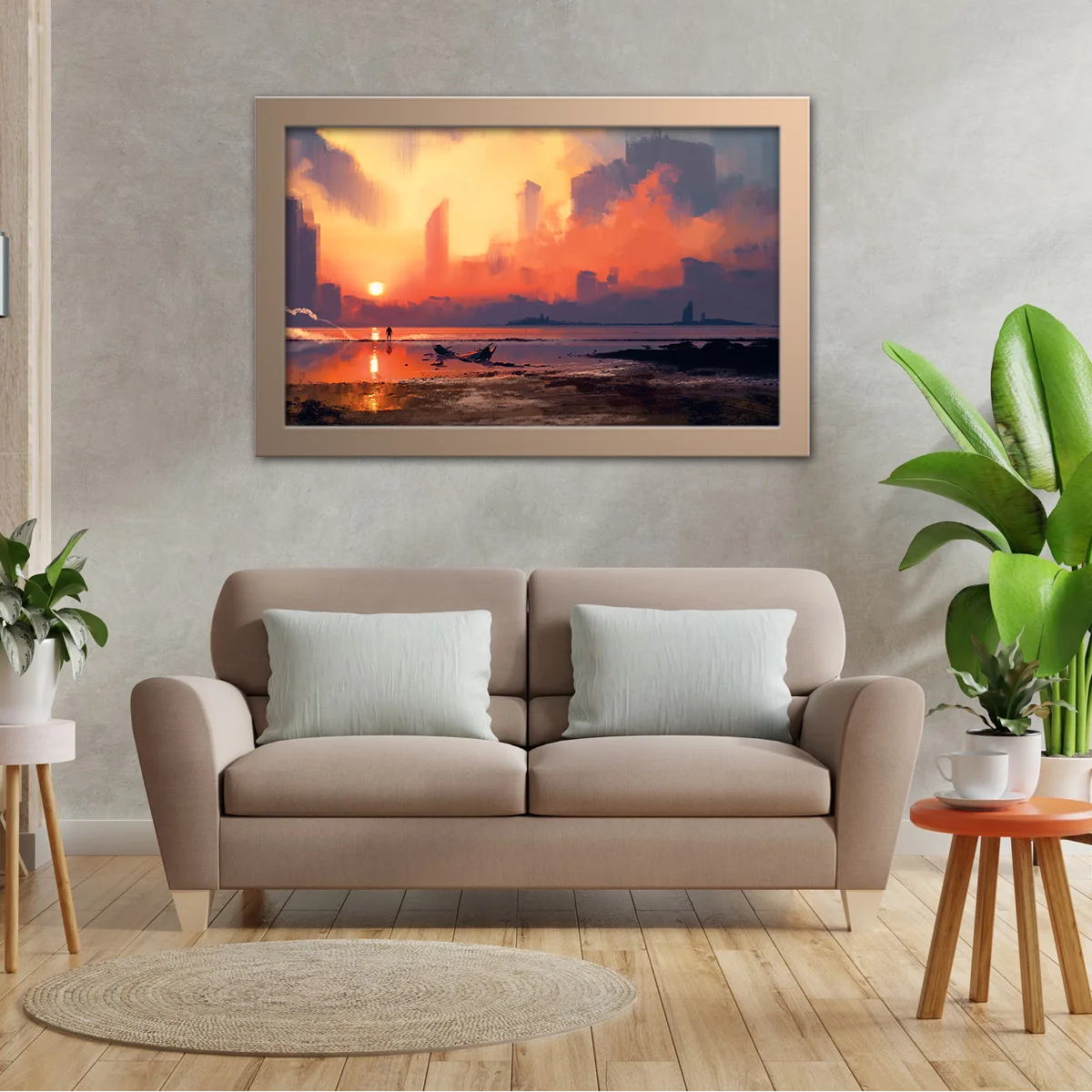 Man Looking At The Skyscraper