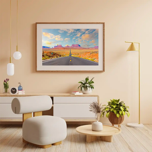 Monument Valley National Park Overlooking From the Road