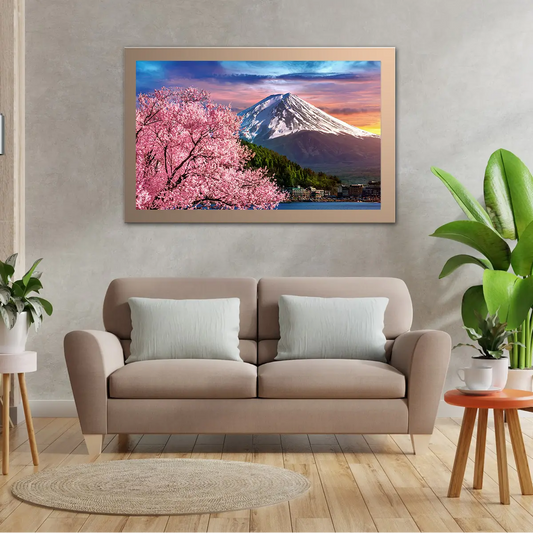 Mount Fuji In Spring Season