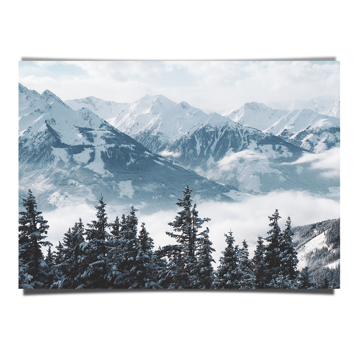 Mountains Covered In Snow