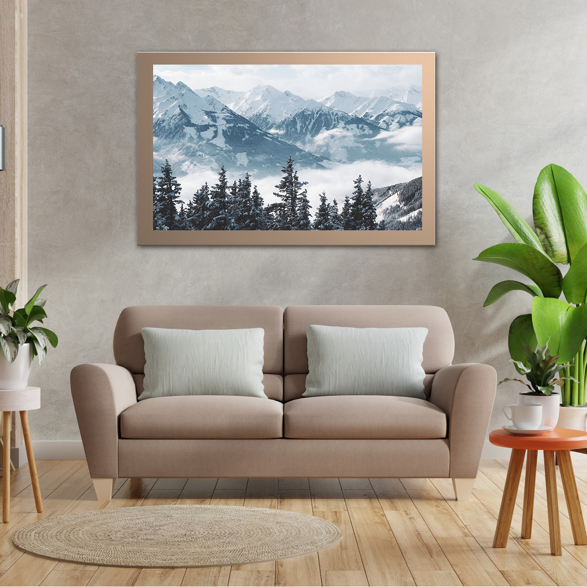 Mountains Covered In Snow