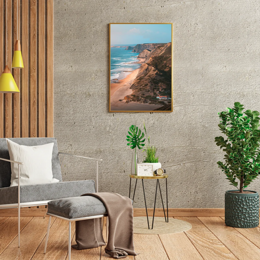 Mountains, Sea, And Blue Sky