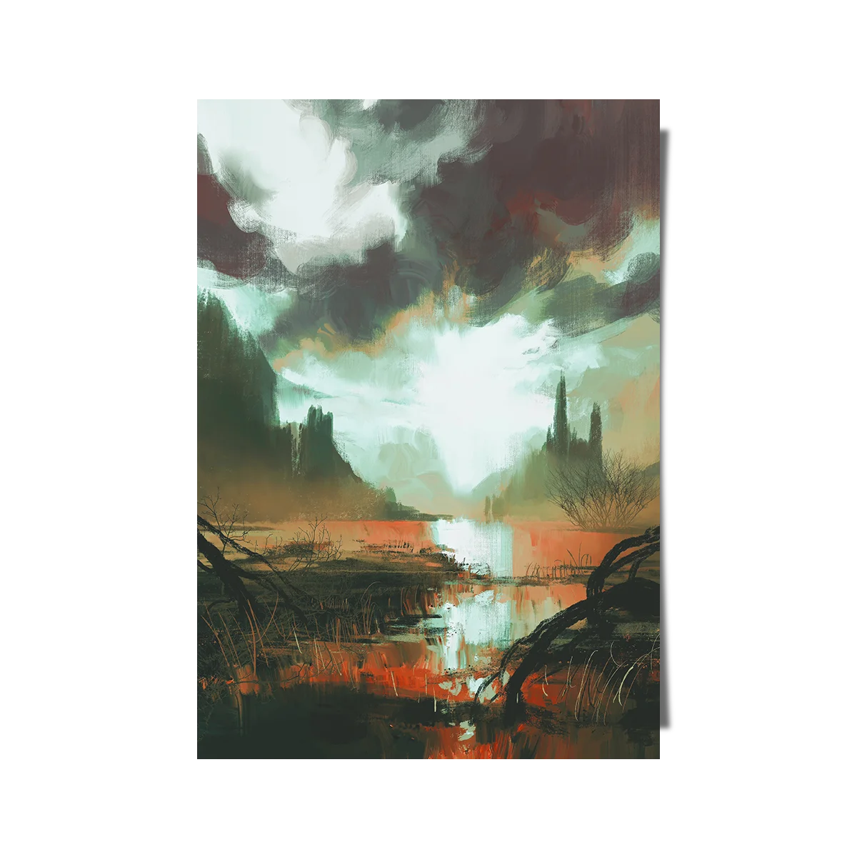 Red Swamp Sunset