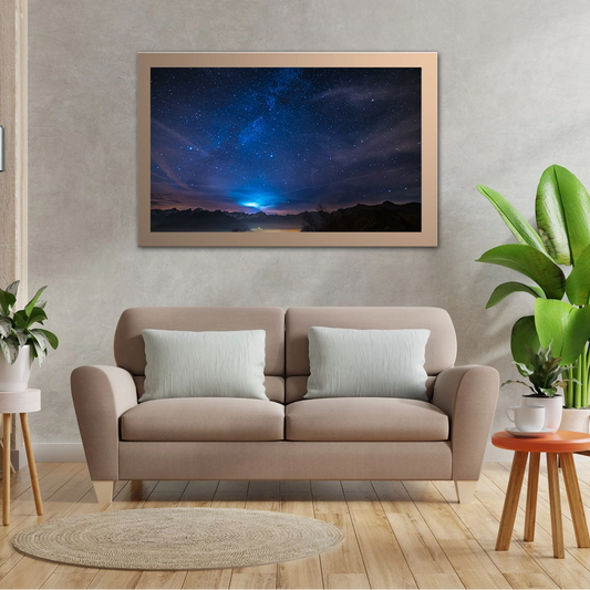 Night Alps Starry Sky