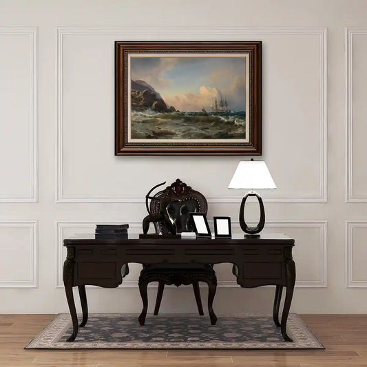 Norwegian Coastal Party by Carl Frederik Sorensen 1868-1873