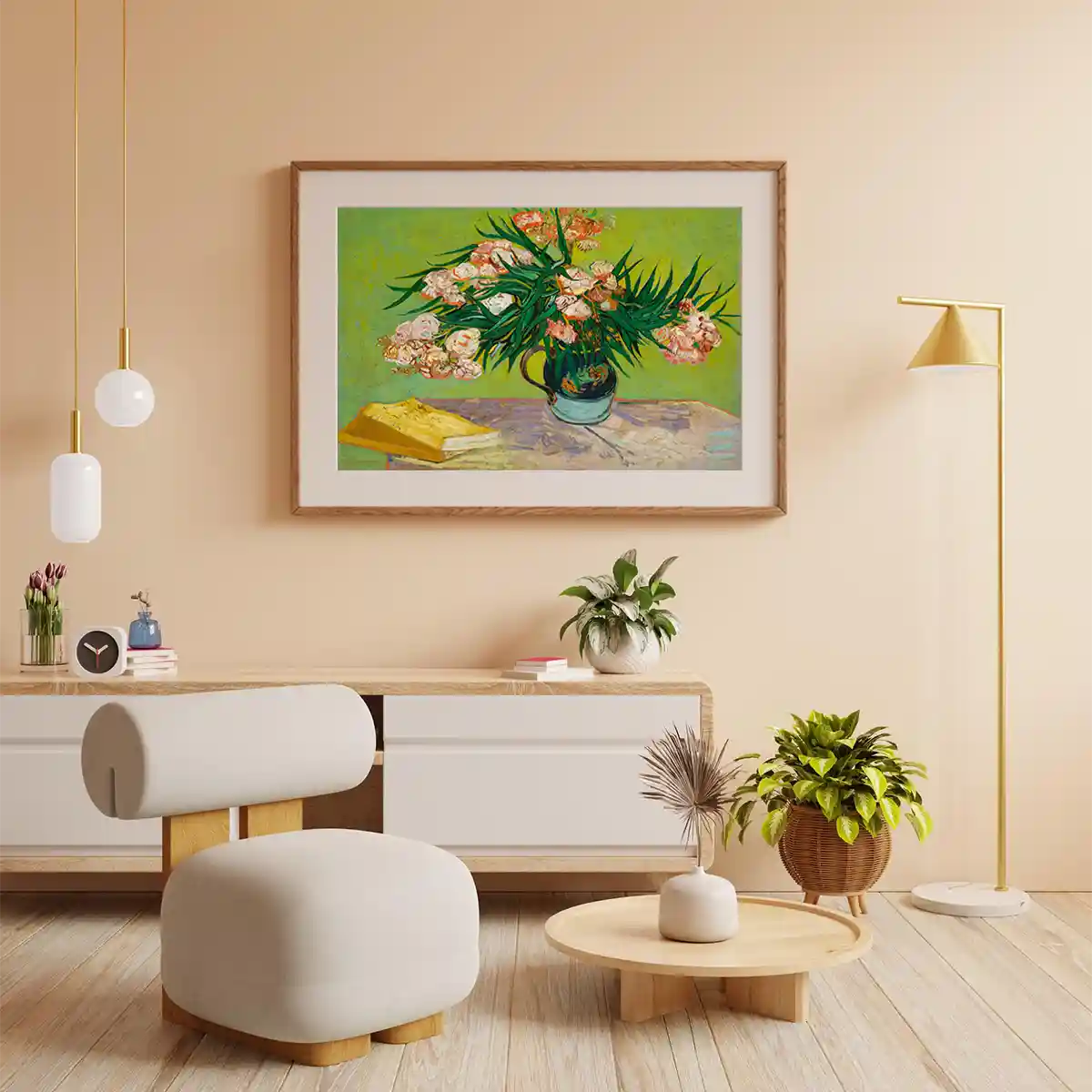 Oleanders by Vincent Van Gogh 1888