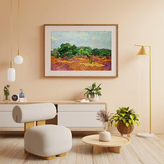 Olive Trees by Vincent Van Gogh 1889