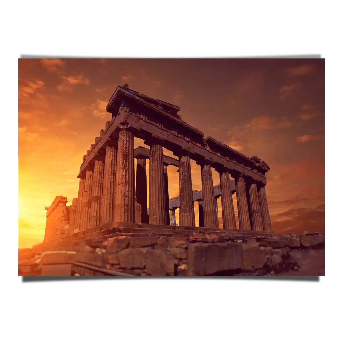 Parthenon Temple on the Athenian Acropolis Greece