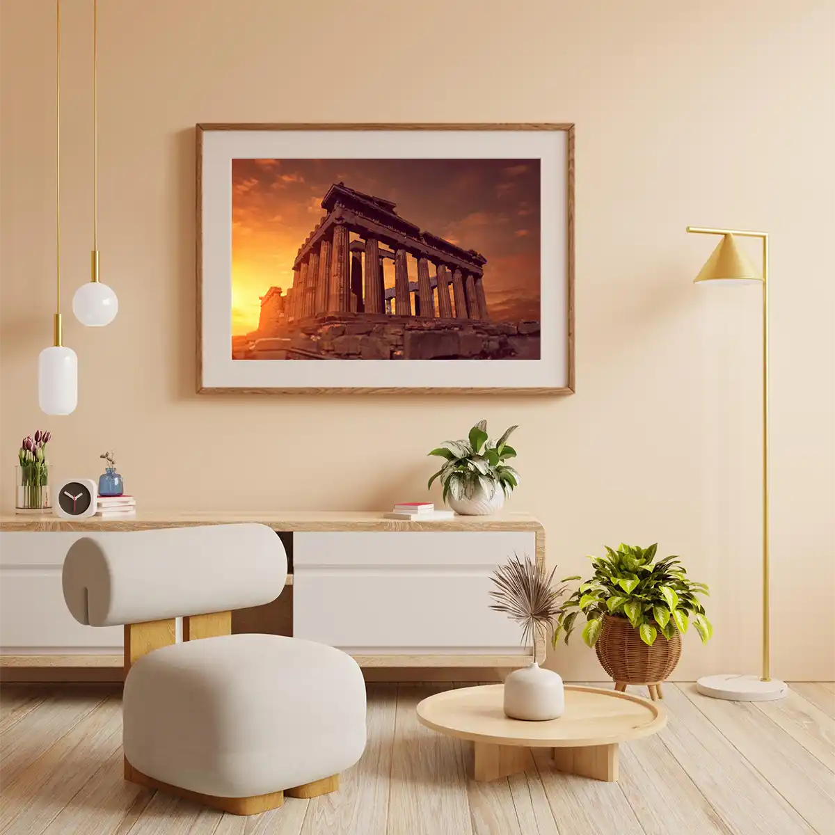 Parthenon Temple on the Athenian Acropolis Greece