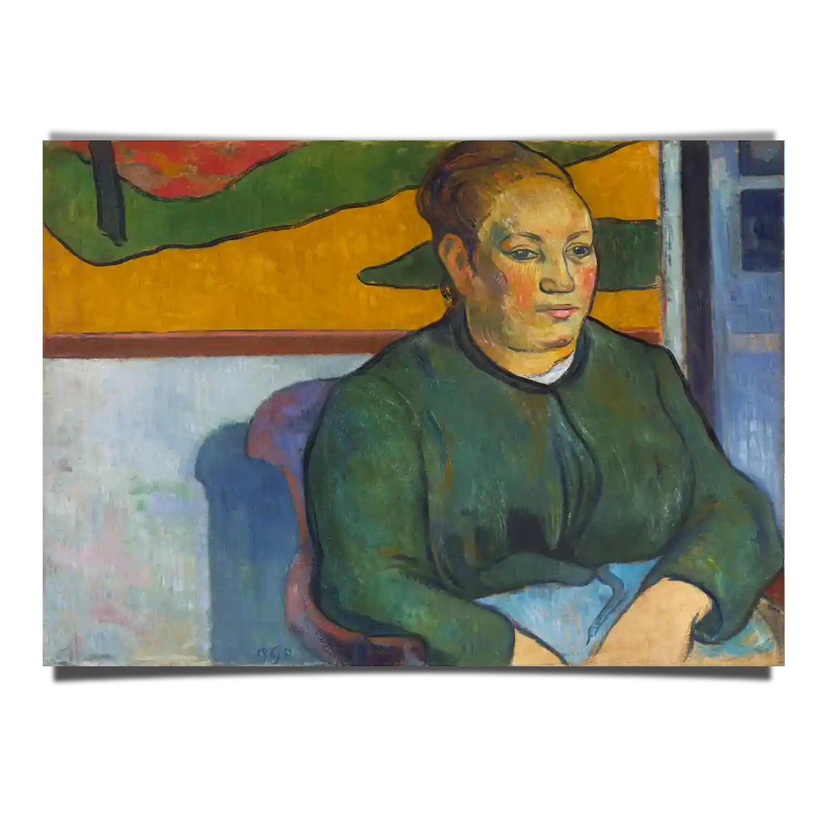 Paul Gaugins Madame Roulin by Vincent Van Gogh 1888
