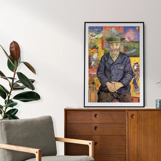 Portrait of Pere Tanguy by Vincent Van Gogh 1887