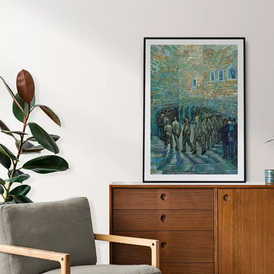 Prisoners Exercising by Vincent Van Gogh 1890