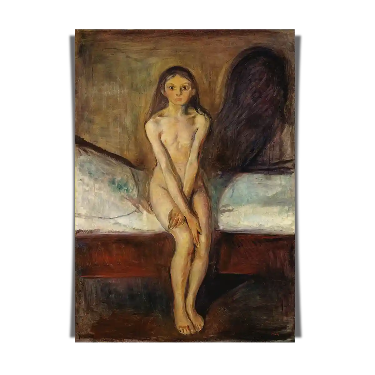 Puberty by Edvard Munch 1895