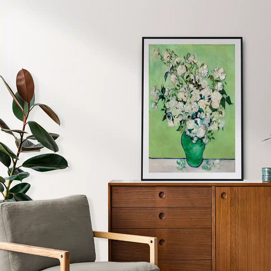 Roses by Vincent Van Gogh 1890