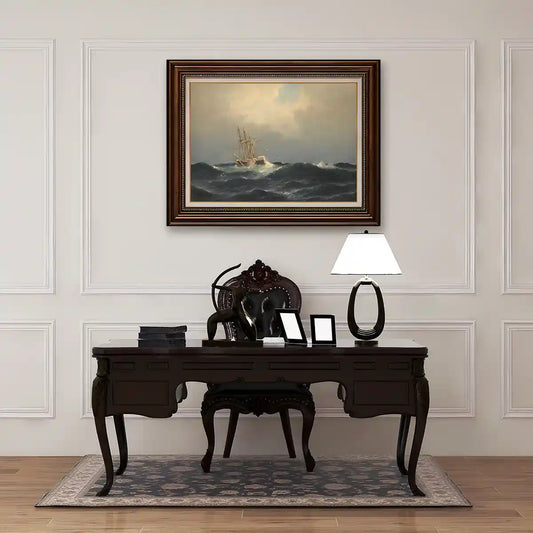 Rough Waves by Carl Bille 1863