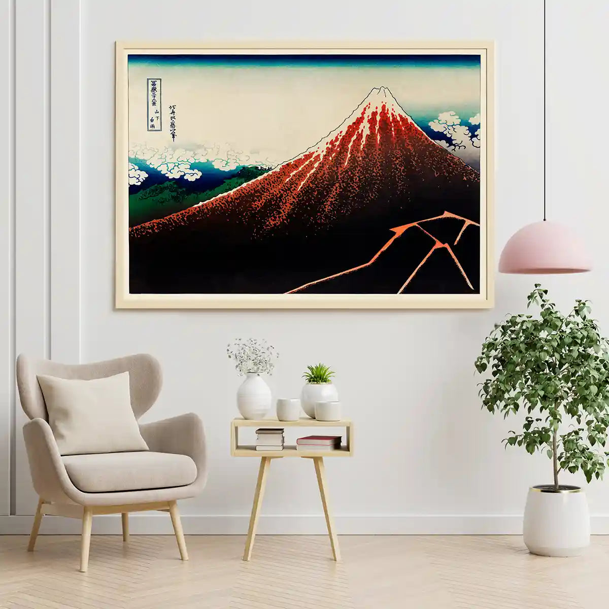 Sanka Hakuu by Katsushika Hokusai