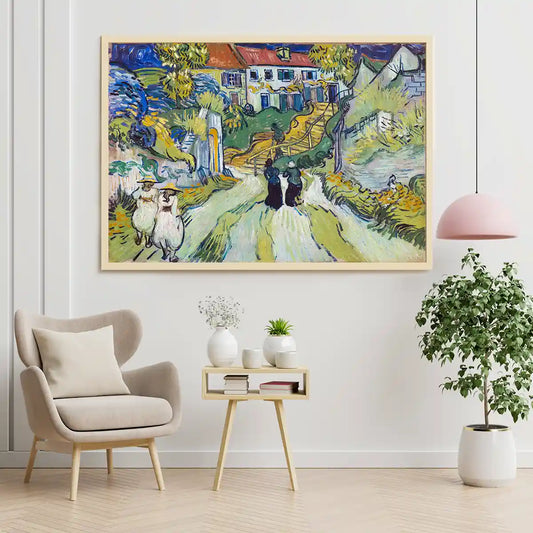 Stairway at Aurvers by Vincent Van Gogh 1890