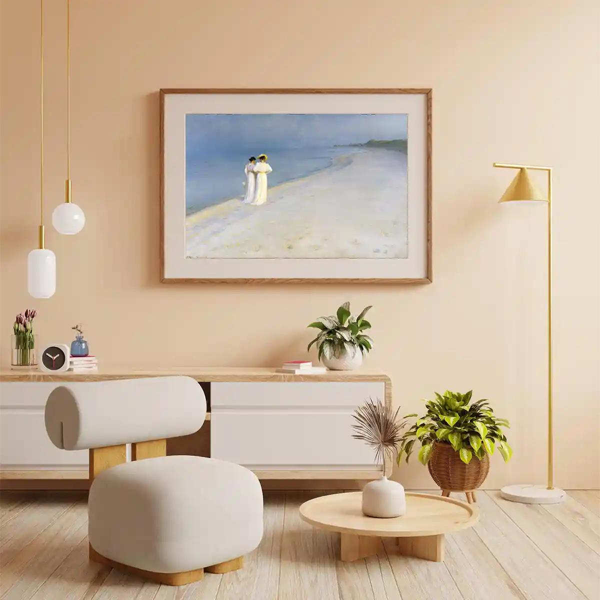 Summer Evening on Skagen Beach by Peder Severin Krøyer 1893