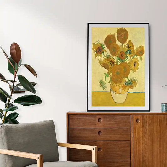 Sunflowers by Vincent Van Gogh 1888