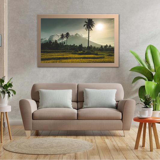 Sunrise View in Mayon Volcano in Philippines