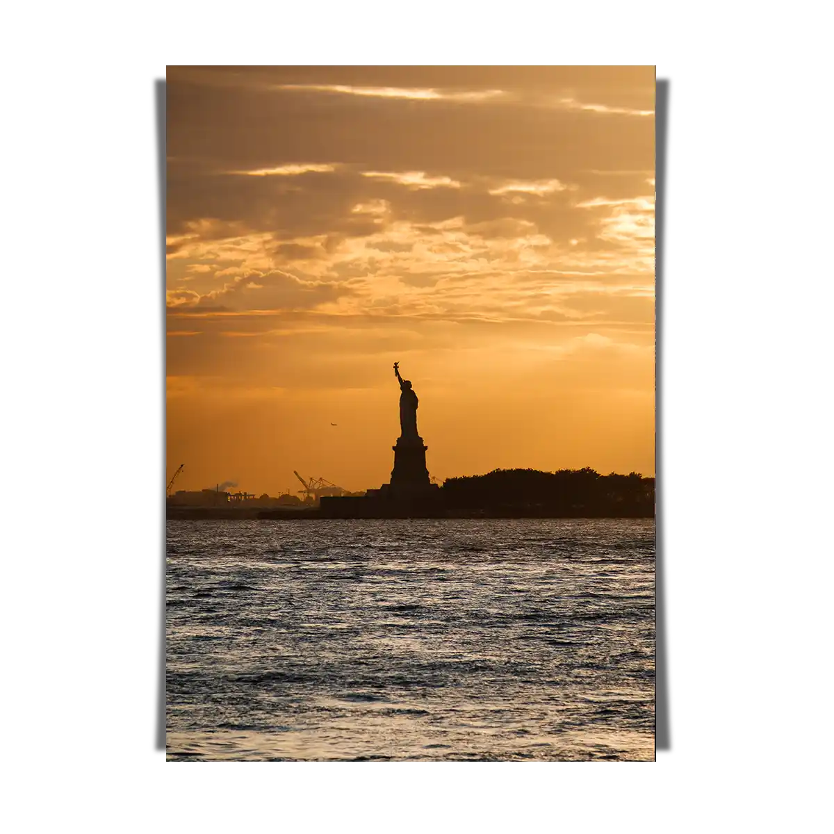 The Statue of Liberty Viewed From Hudson River