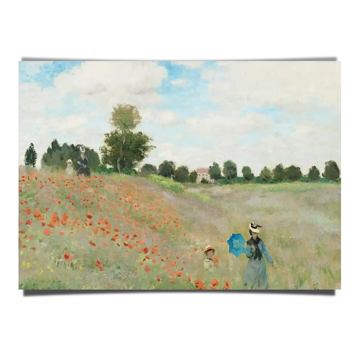The Poppy Field Near Argenteuil by Claude Monet 1873