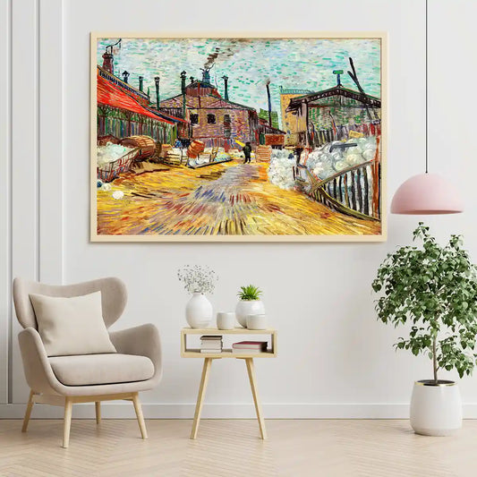 The Factory by Vincent Van Gogh 1887