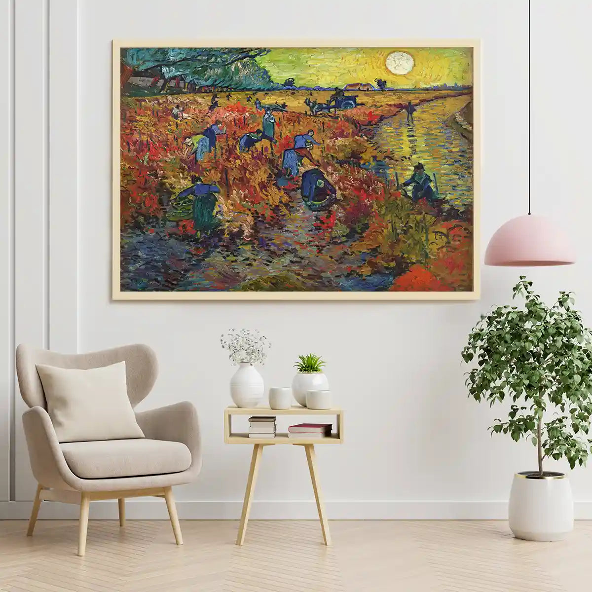 The Red Vineyard by Vincent Van Gogh 1888