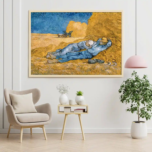 The Siesta by Vincent Van Gogh 1890