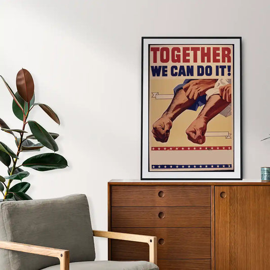 Together We Can Do It! With Blank Canvas