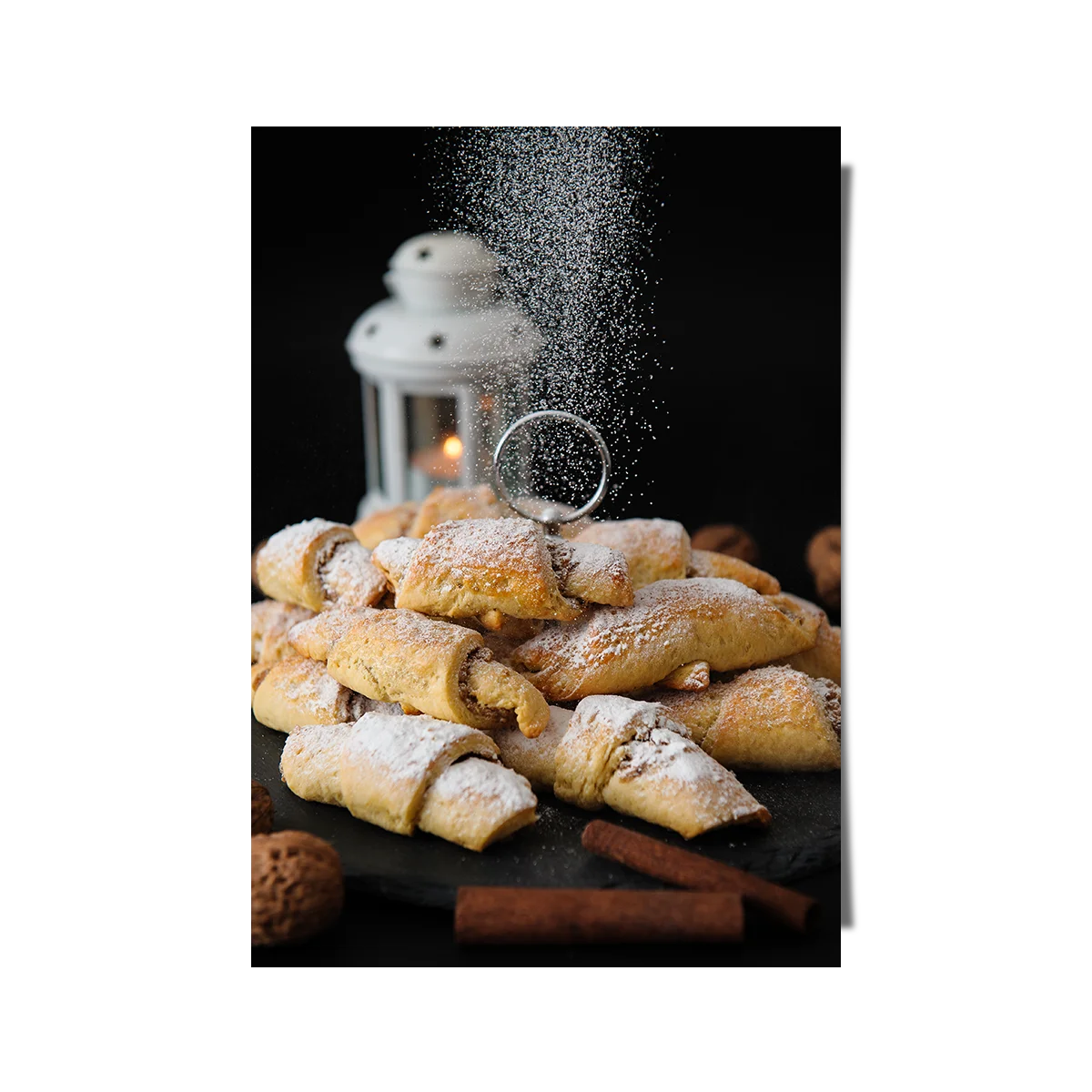 Vanilla Pouring Into Bagels