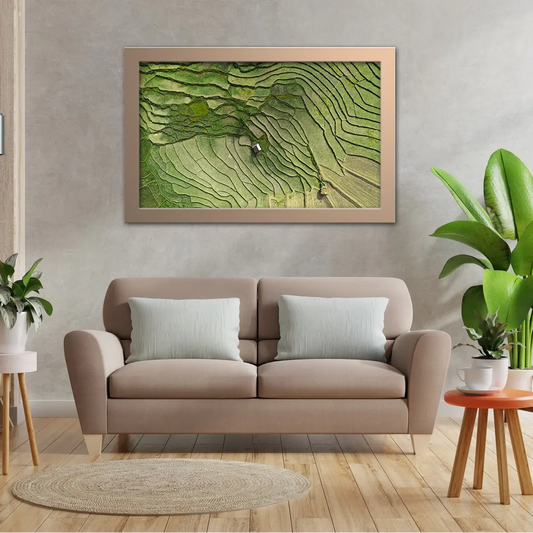 Wat Ban Wen Rice Fields in Nan Province