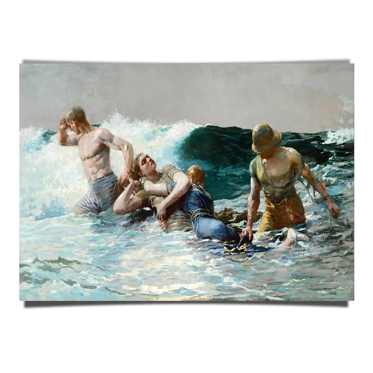 Undertow by Winslow Homer 1886