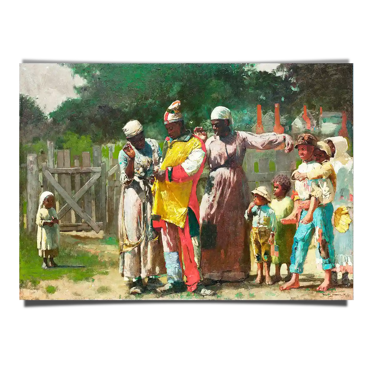 Dressing For The Carnival by Winslow Homer 1877