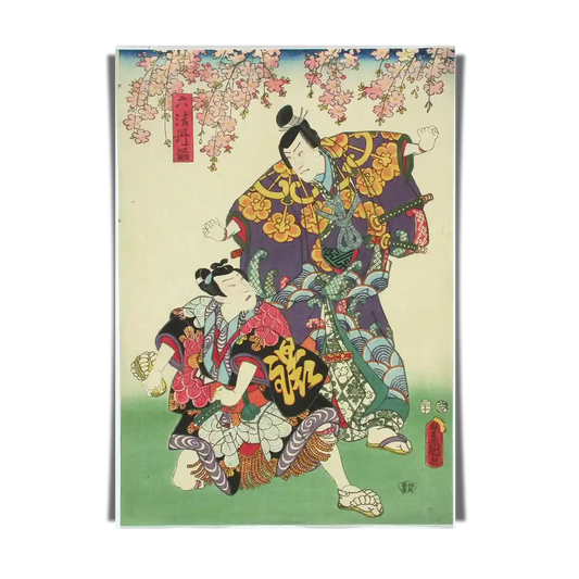 Tanzen Roppo Kohtaus Shosagoto by Utagawa Kunisada 1856