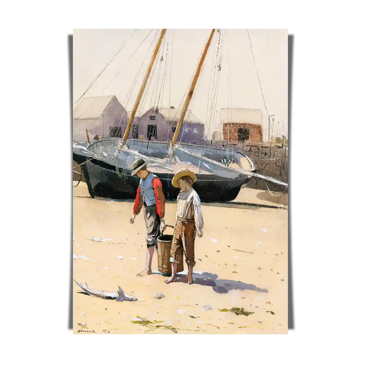 A Basket of Clams by Winslow Homer 1873