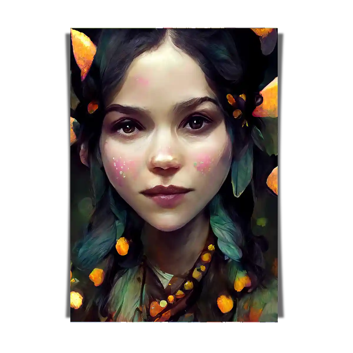 Fairytale Beauty Fantasy Girl Character Portrait - Digital Art