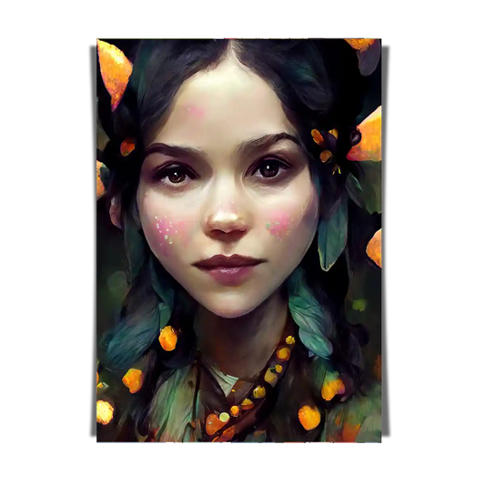 Fairytale Beauty Fantasy Girl Character Portrait - Digital Art