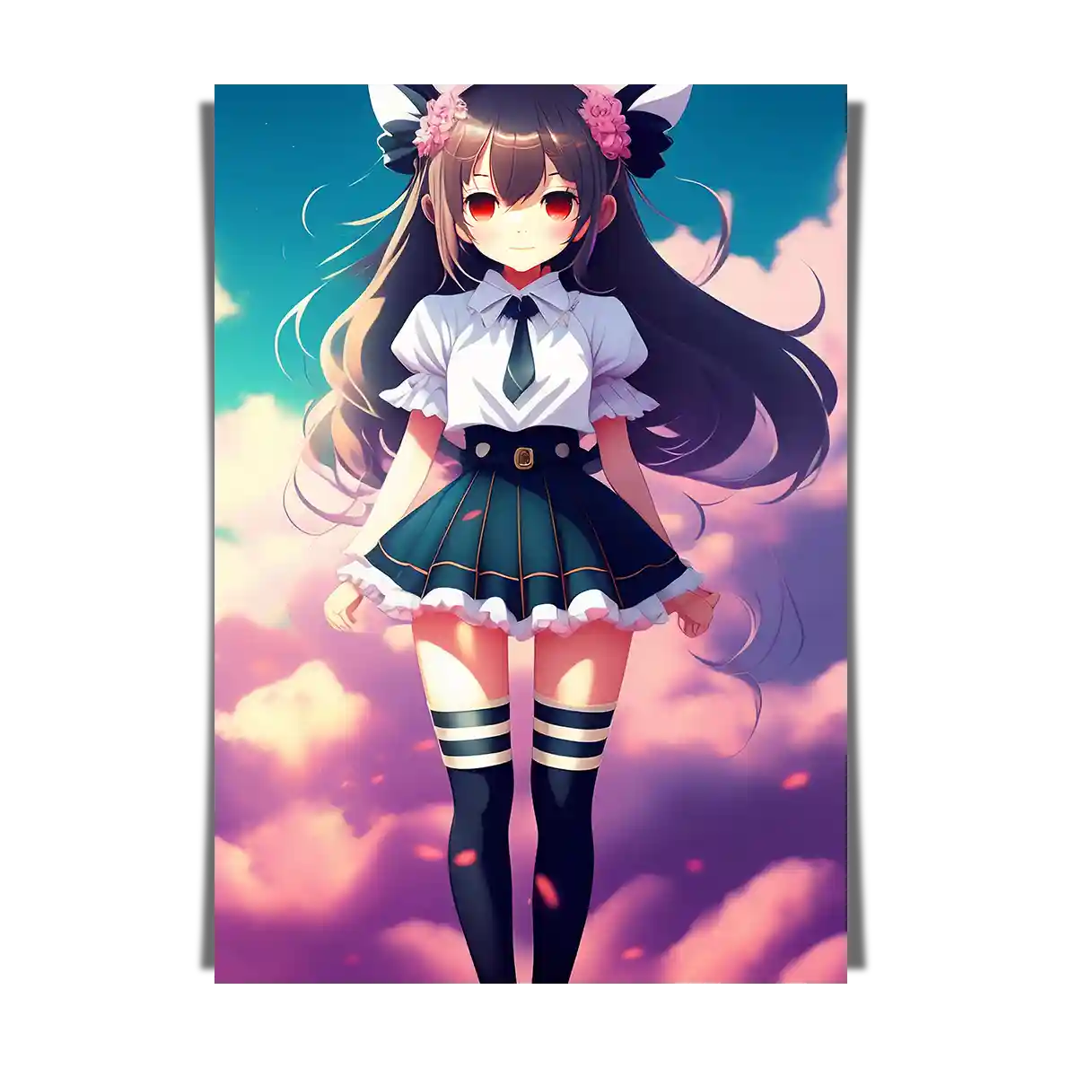 Sky High Girl - Anime Illustration
