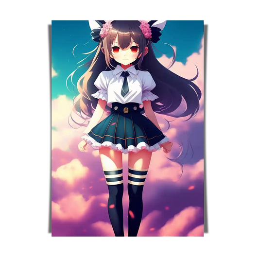 Sky High Girl - Anime Illustration