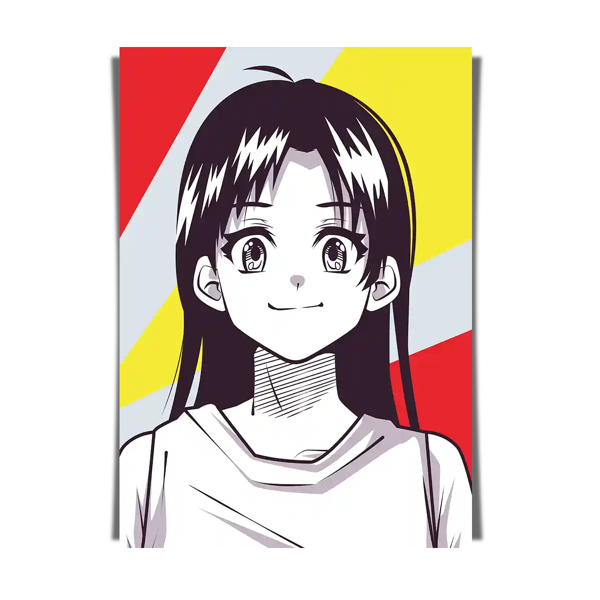 Girl Power Portrait Anime Illustration
