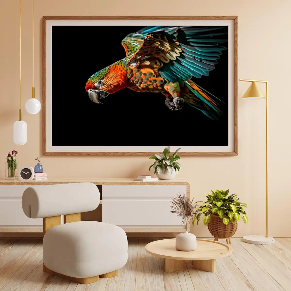 Golden Blue Macaw